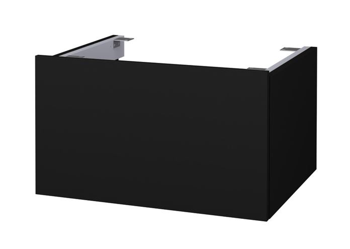 CONCEPT MODULAR nízká skříňka 59,8x49,5x33,2 cm, 1 zásuvka, Push-open, graphite 807771 Obrázek - Hlavní obrázek