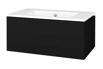 CONCEPT MODULAR skříňka pod umyvadlo 79,8x49,5x33,2 cm, 1 zásuvka, Push-open, graphite
