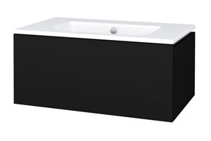 CONCEPT MODULAR skříňka pod umyvadlo 79,8x49,5x33,2 cm, 1 zásuvka, Push-open, graphite