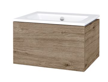 CONCEPT MODULAR skříňka pod umyvadlo 59,8x49,5x33,2 cm, 1 zásuvka, Push-open, herkules