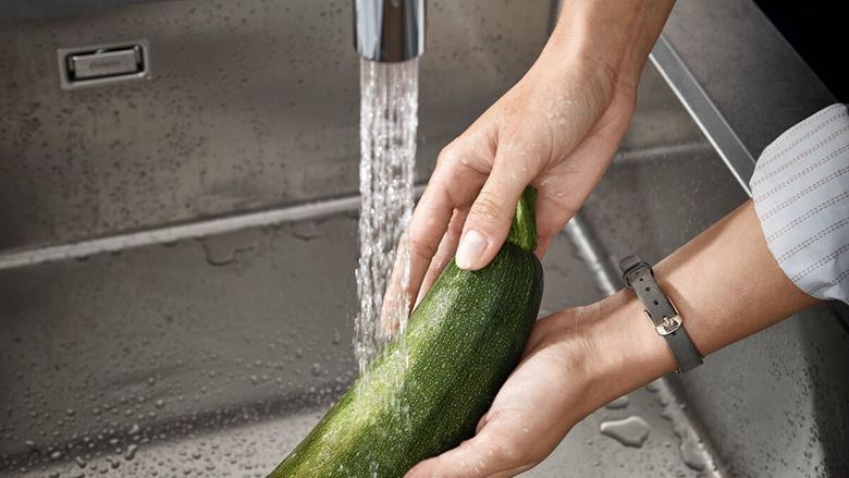 HANSGROHE ZESIS M33 dřezová baterie, s vytahovací sprškou, EcoSmart, chrom 74810000 Obrázek - fotka