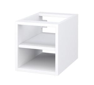 CONCEPT MODULAR nízká skříňka 30x47,3x33,2 cm, 1 police, lesklá bílá