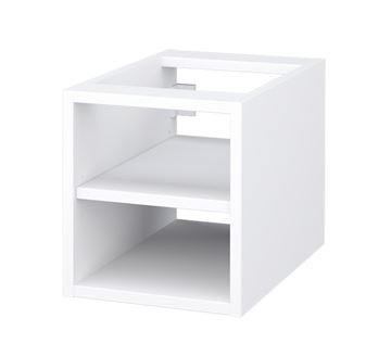 CONCEPT MODULAR nízká skříňka 30x47,3x33,2 cm, 1 police, lesklá bílá