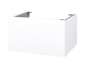 CONCEPT MODULAR nízká skříňka 59,8x49,5x33,2 cm, 1 zásuvka, Push-open, lesklá bílá
