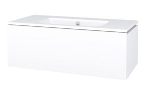 CONCEPT MODULAR skříňka pod umyvadlo 99,8x49,5x33,2 cm, 1 zásuvka, Push-open, lesklá bílá
