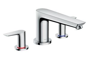 HANSGROHE TALIS E baterie na okraj vany, 3-otvorová, chrom