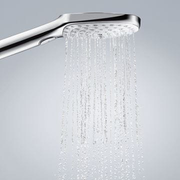 HANSGROHE RAINDANCE SELECT E 120 3JET sprchová souprava 3-dílná, ruční sprcha 120x120 mm, 3 proudy, hadice, držák, chrom 26720000 Obrázek - fotka