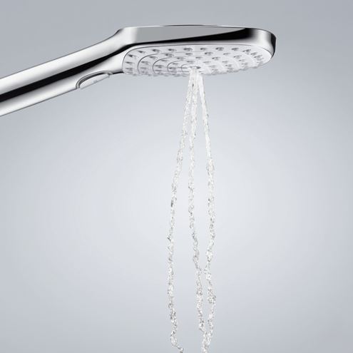 HANSGROHE RAINDANCE SELECT E 120 3JET sprchová souprava 3-dílná, ruční sprcha 120x120 mm, 3 proudy, hadice, držák, chrom 26720000 Obrázek - fotka