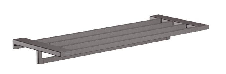HANSGROHE ADDSTORIS držák ručníků 648 mm, kartáčovaný černý chrom 41751340 Obrázek - Hlavní obrázek