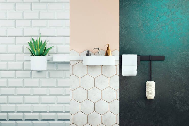 HANSGROHE WALLSTORIS police 200 mm, na lištu, matná černá 27915670 Obrázek - fotka