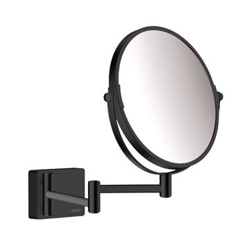 HANSGROHE ADDSTORIS kosmetické zrcátko 188 mm, zvětšovací, černá