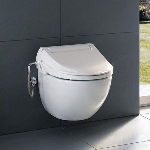 GEBERIT AQUACLEAN 4000 SET závěsné WC s bidetovým sedátkem, SoftClosing, Rimfree 146.135.11.1 Obrázek - fotka