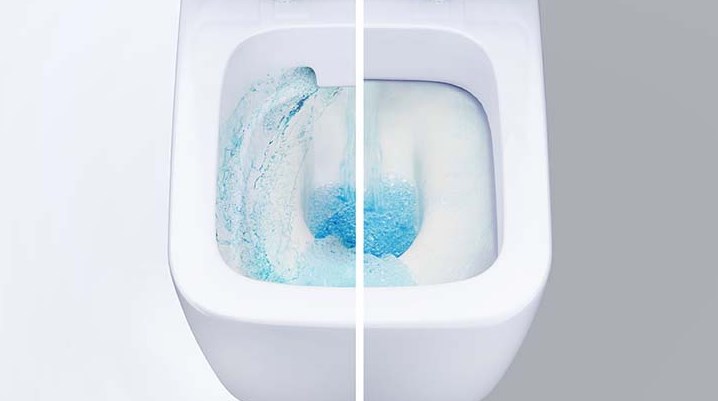 GEBERIT AQUACLEAN 4000 SET závěsné WC s bidetovým sedátkem, SoftClosing, Rimfree 146.135.11.1 Obrázek - fotka