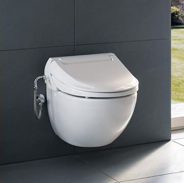GEBERIT AQUACLEAN 4000 bidetové sedátko, SoftClosing, alpská bílá 146.130.11.2 Obrázek - fotka