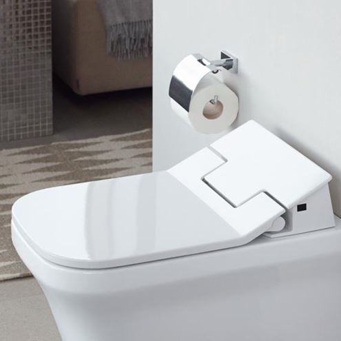 DURAVIT SENSOWASH SLIM závěsné WC, s bidetovým sedátkem, SoftClose, Rimless 631001002004300 Obrázek - fotka