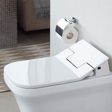 DURAVIT SENSOWASH SLIM závěsné WC, s bidetovým sedátkem, SoftClose, Rimless 631001002004300 Obrázek - fotka
