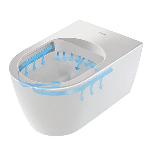 DURAVIT SENSOWASH SLIM závěsné WC, s bidetovým sedátkem, SoftClose, Rimless 631000002004300 Obrázek - fotka