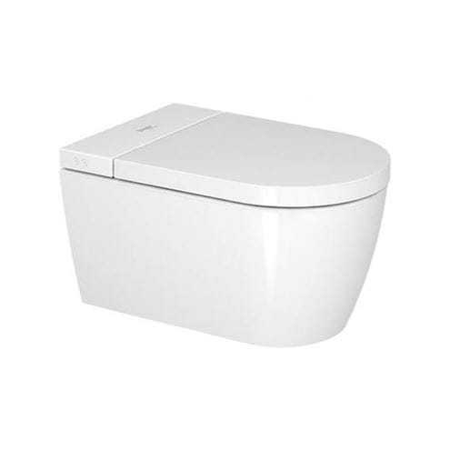 DURAVIT SENSOWASH STARCK F LITE závěsné WC compact, s bidetovým SoftClose sedátkem, Rimless splachování, HygieneGlaze 650001012004310 Obrázek - Hlavní obrázek
