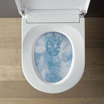 DURAVIT SENSOWASH STARCK F PLUS COMPACT závěsné WC s bidetovým sedátkem, Rimless, Softclose, bílá 650000012004320 Obrázek - fotka