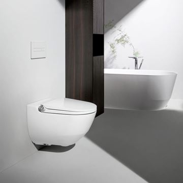 LAUFEN CLEANET RIVA závěsné WC s bidetovým sedátkem, Rimless, LCC H8206914000001 Obrázek - fotka