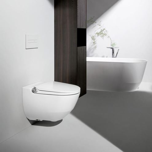 LAUFEN CLEANET RIVA závěsné WC s bidetovým sedátkem, Rimless, LCC H8206914000001 Obrázek - fotka