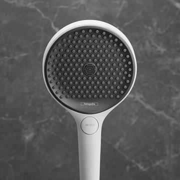 HANSGROHE RAINFINITY 3JET ruční sprcha pr. 130 mm, 3 proudy, EcoSmart, matná bílá 26865700 Obrázek - fotka