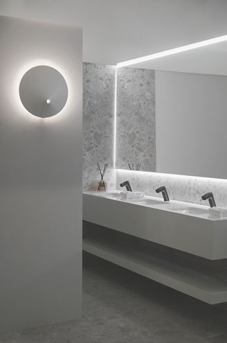 IDEAL STANDARD INTELLIMIX senzorová umyvadlová baterie, s dávkováním mýdla, napájení ze sítě, černý onyx A7488B3 Obrázek - fotka