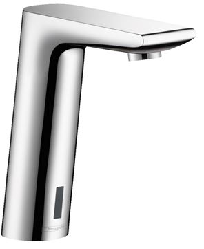 HANSGROHE METRIS S umyvadlová senzorová baterie pro jednu vodu, napájení z baterie, EcoSmart, chrom