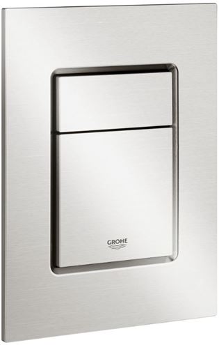 GROHE SKATE COSMOPOLITAN S ovládací tlačítko pro dvě splachování, plast, supersteel 37535DC0 Obrázek - Hlavní obrázek