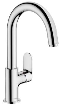 HANSGROHE VERNIS BLEND umyvadlová stojánková baterie, s odtokovou soupravou a otočným výtokem, EcoSmart, chrom