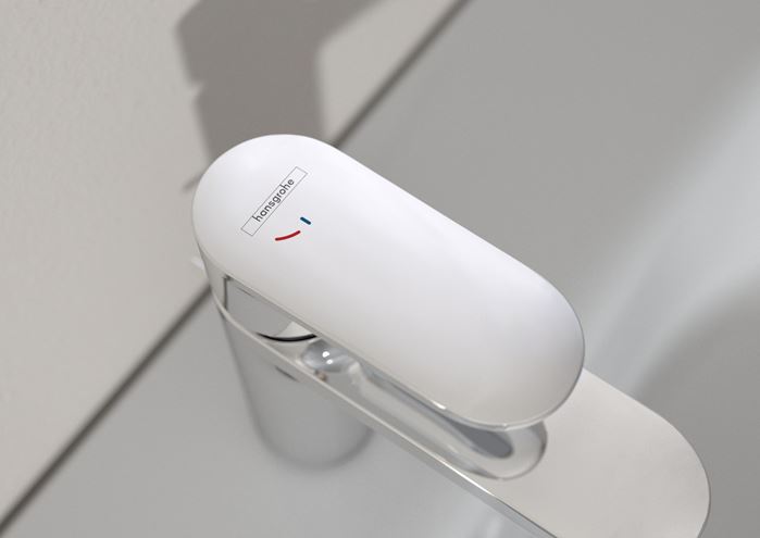HANSGROHE VERNIS BLEND umyvadlová stojánková baterie, s odtokovou soupravou, CoolStart, EcoSmart, chrom 71584000 Obrázek - fotka