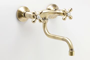 NOVASERVIS FERRO ANTICA dřezová nástěnná baterie, bronz BAI5BR Obrázek - fotka
