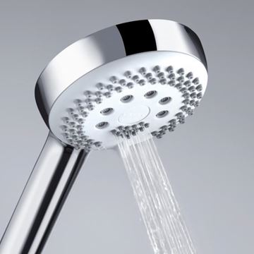 KLUDI LOGO 3S ruční sprcha pr. 96 mm, 3 proudy, chrom 6830005-00 Obrázek - fotka