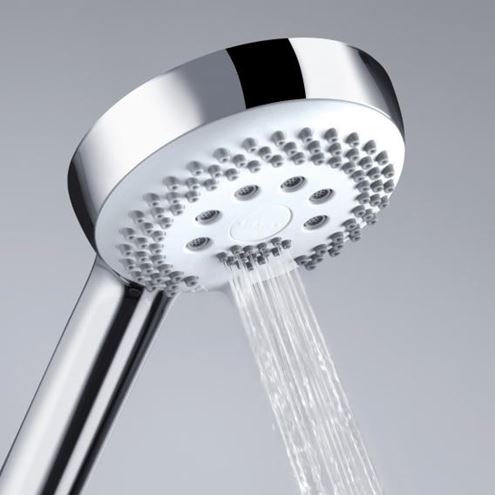 KLUDI LOGO 3S ruční sprcha pr. 96 mm, 3 proudy, chrom 6830005-00 Obrázek - fotka