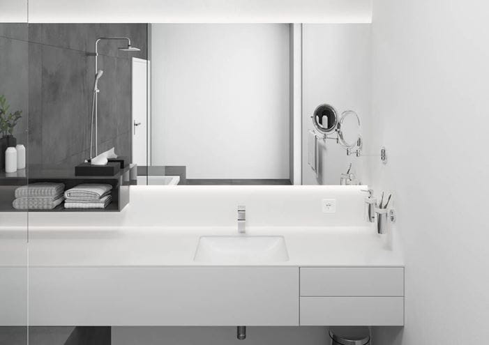 HANSGROHE VERNIS SHAPE umyvadlová stojánková baterie, EcoSmart, chrom 71569000 Obrázek - fotka
