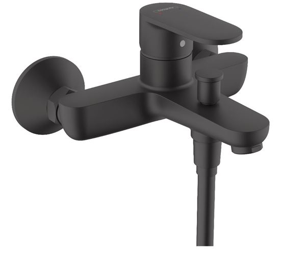 HANSGROHE VERNIS BLEND vanová nástěnná baterie, s přepínačem, matná černá 71440670 Obrázek - Hlavní obrázek