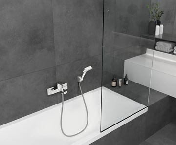 HANSGROHE VERNIS SHAPE vanová nástěnná baterie, s přepínačem, chrom 71450000 Obrázek - fotka