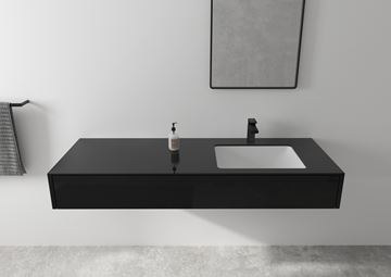HANSGROHE VERNIS SHAPE umyvadlová stojánková baterie, s odtokovou soupravou, EcoSmart, matná černá 71561670 Obrázek - fotka