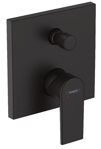 HANSGROHE VERNIS SHAPE vanová podomítková baterie, s přepínačem, matná černá 71468670 Obrázek - Hlavní obrázek