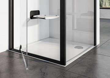 CONCEPT 100 sprchová vanička 80x80 cm, litý mramor, bez nožiček XA03441101005 Obrázek - fotka