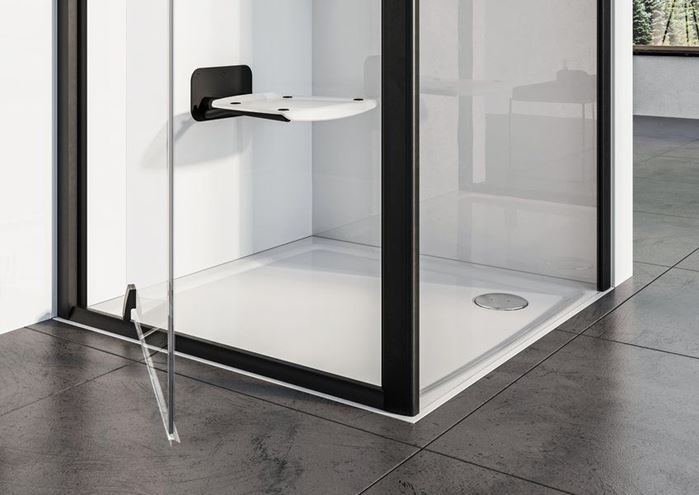 CONCEPT 100 sprchová vanička 80x80 cm, litý mramor, bez nožiček XA03441101005 Obrázek - fotka