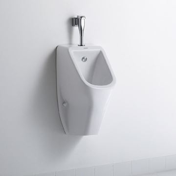 DURAVIT D-CODE pisoár, horní přívod vody, Rimless splachování 0828300000 Obrázek - fotka