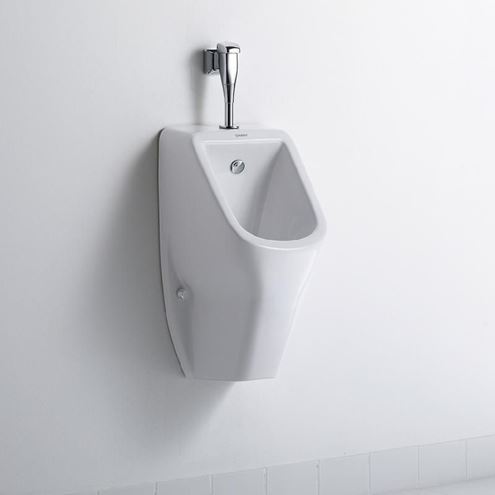 DURAVIT D-CODE pisoár, horní přívod vody, Rimless splachování 0828300000 Obrázek - fotka