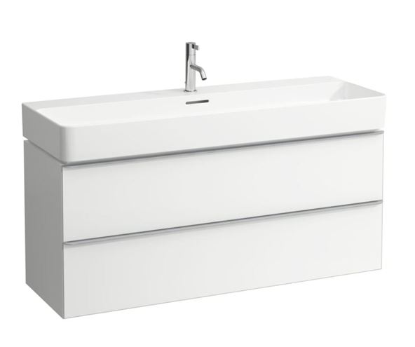 LAUFEN VAL umyvadlo 120 cm, s otvorem pro baterii a přepadem H8102890001041 Obrázek - fotka