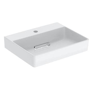 GEBERIT ONE umývátko 50 cm, s otvorem pro baterii a skrytým přepadem, KeraTect