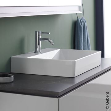 GEBERIT ONE umyvadlo 50 cm, s otvorem pro baterii, skrytý přepad, KeraTect 505.024.00.1 Obrázek - fotka