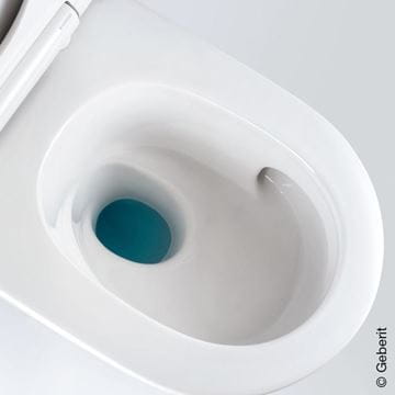 GEBERIT ONE závěsné WC se SoftClose sedátkem, TurboFlush splachování, KeraTect, matná bílá/lesklý chrom 500.202.01.1 Obrázek - fotka