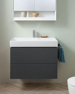 GEBERIT ONE skříňka pod umyvadlo 74x47x50, cm, 2 zásuvky, Push-open, ořech hickory 505.262.00.6 Obrázek - fotka