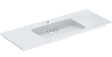 GEBERIT ONE umyvadlo 120 cm, s otvorem pro baterii a skrytým přepadem, KeraTect