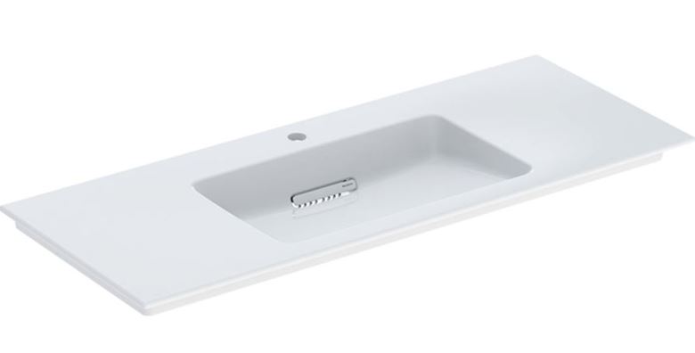 GEBERIT ONE umyvadlo 120 cm, s otvorem pro baterii a skrytým přepadem, KeraTect 505.017.00.1 Obrázek - Hlavní obrázek